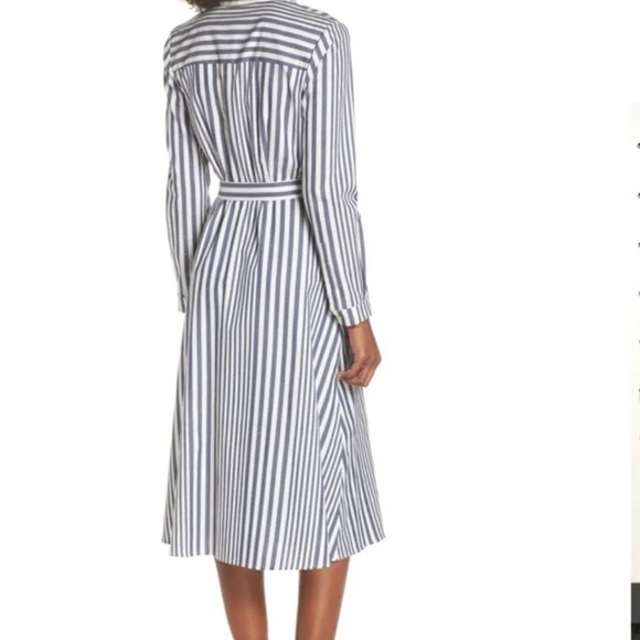 Felicity & Coco Rachel Striped Shirtdress Size Small - Picture 2 of 7
